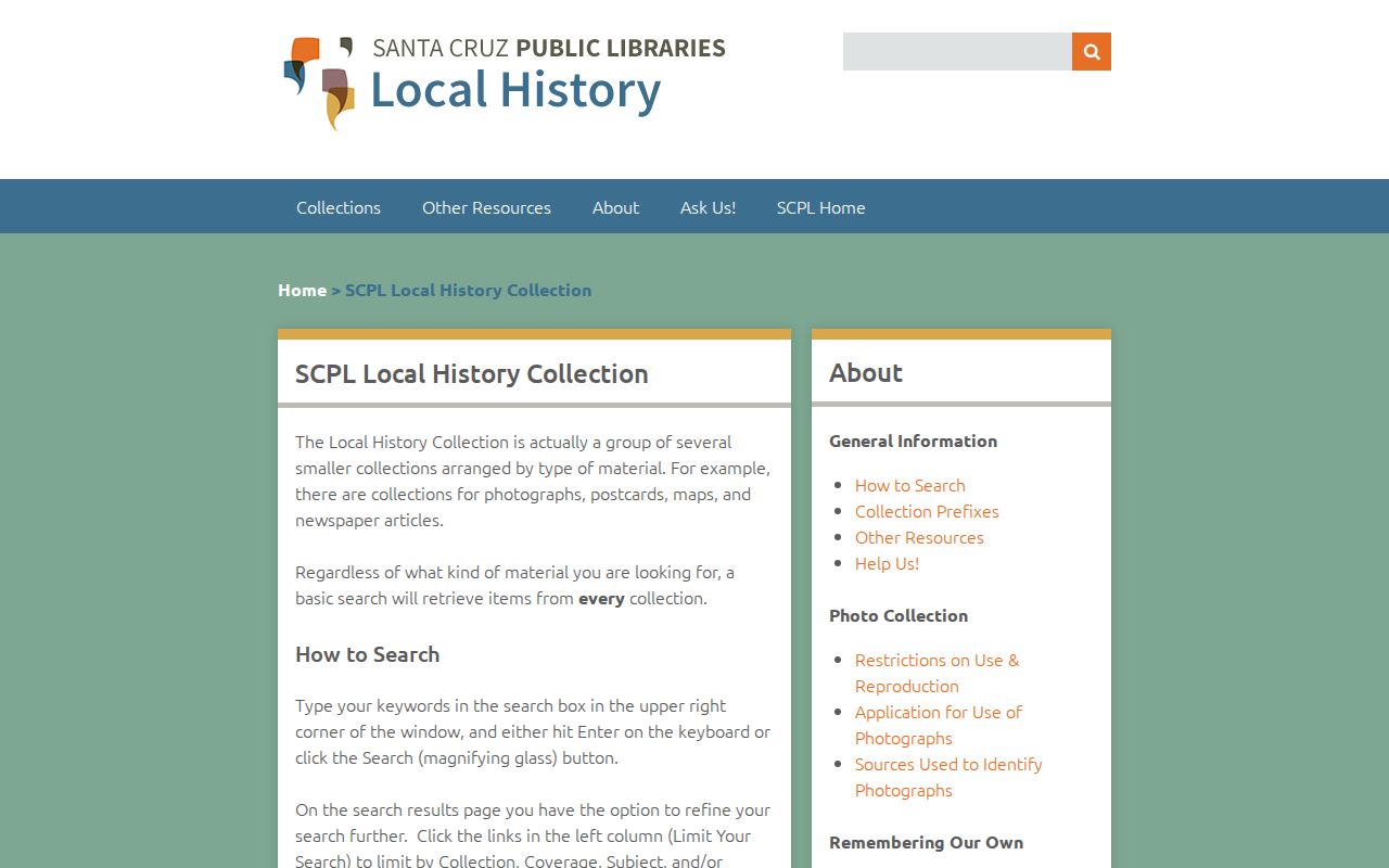 Santa Cruz County city directory digital local history collection