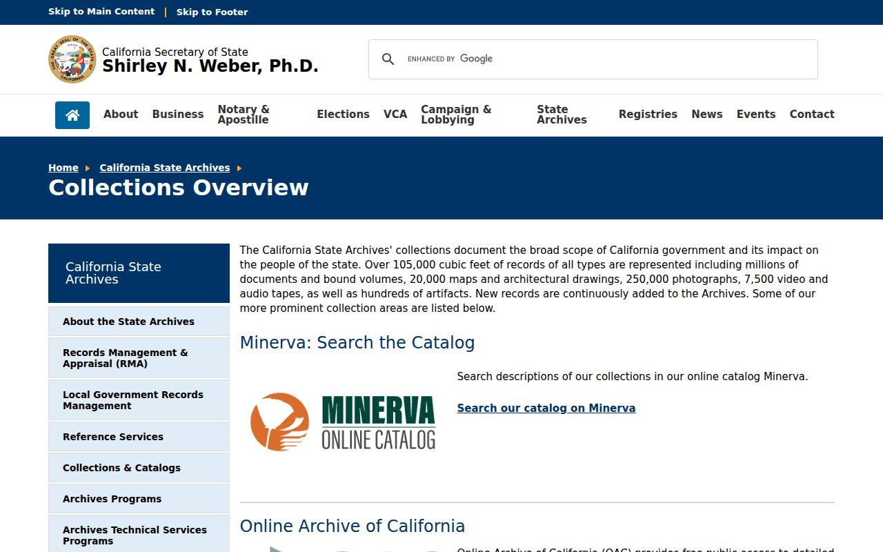 Santa Cruz County city directory California State Archives collections