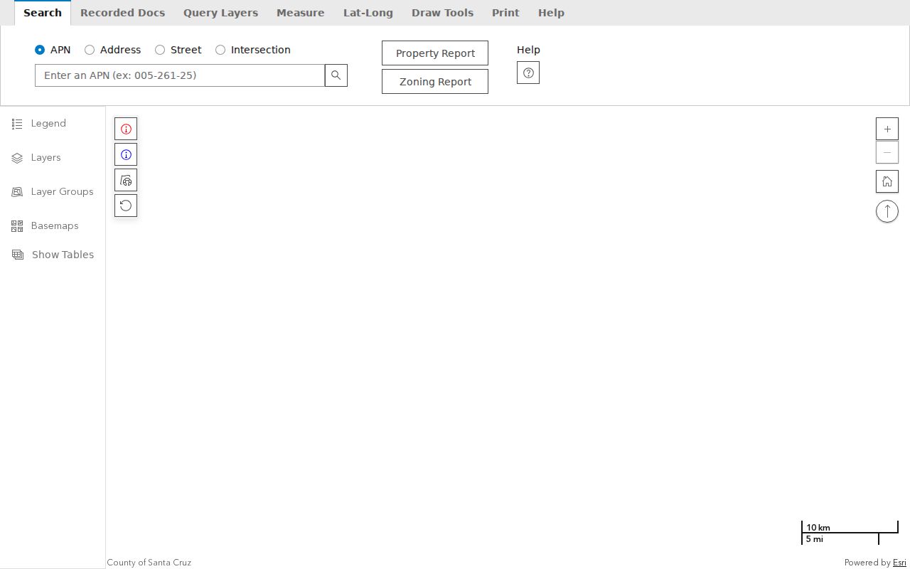Santa Cruz County residents directory GIS parcel viewer